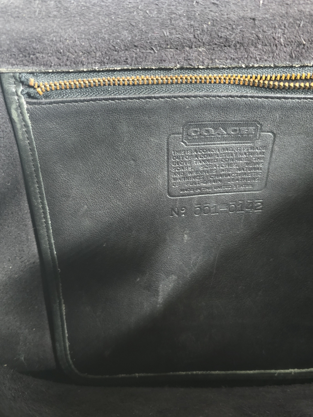 Vintage Coach Beekman Black Leather Briefcase USED READ DESCRIPTION - Picture 14 of 16